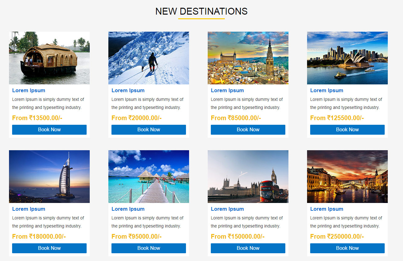 tours travels website templates free download